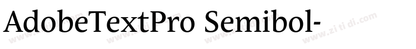 AdobeTextPro Semibol字体转换